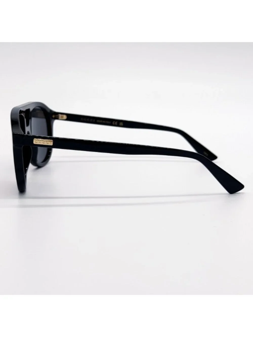 NEW GUCCI SUNGLASSES GG1320S 004 BLACK AVIATOR UNISEX GUCCI EYEWEAR